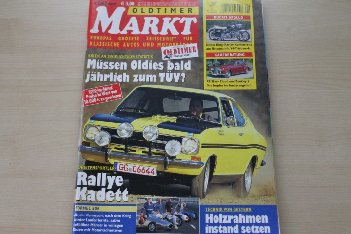 Deckblatt Oldtimer Markt (04/2003)